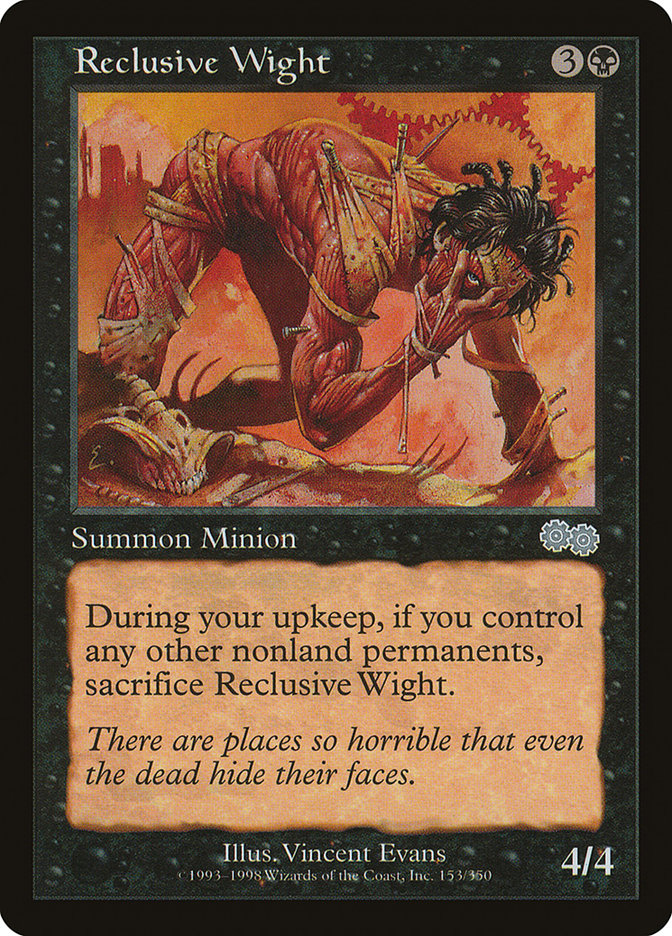Reclusive Wight [Urza's Saga] | Gamers Paradise