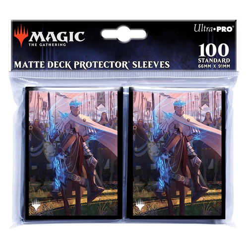 Wilds of Eldraine Will, Scion of Peace (Borderless) Standard Deck Protector Sleeves (100ct) for Magic: The Gathering | Gamers Paradise
