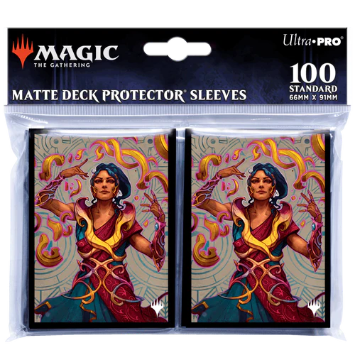 The Lost Caverns of Ixalan Saheeli, the Sun’s Brilliance Standard Deck Protector Sleeves (100ct) for Magic: The Gathering | Gamers Paradise