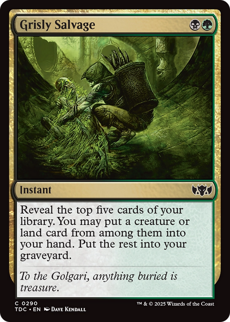 Grisly Salvage [Tarkir: Dragonstorm Commander] | Gamers Paradise