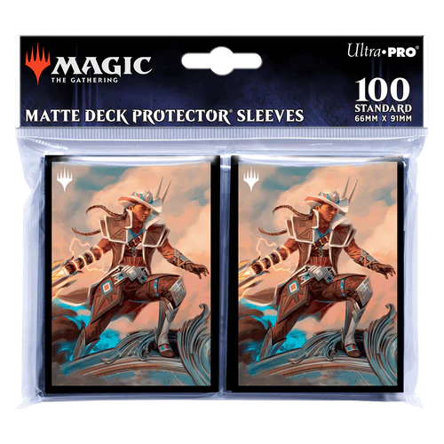 Outlaws of Thunder Junction Annie Flash, The Veteran Key Art Deck Protector Sleeves (100ct) | Gamers Paradise