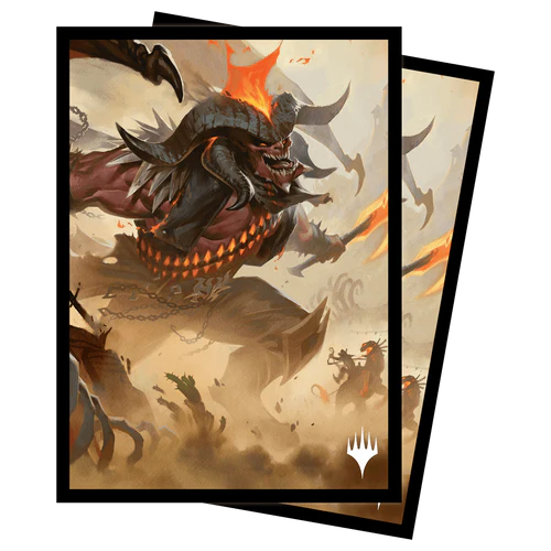 Outlaws of Thunder Junction Rakdos, the Muscle Key Art Deck Protector Sleeves (100ct) | Gamers Paradise