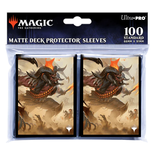 Outlaws of Thunder Junction Rakdos, the Muscle Key Art Deck Protector Sleeves (100ct) | Gamers Paradise