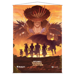 Outlaws of Thunder Junction Gang Silhouette Wall Scroll | Gamers Paradise