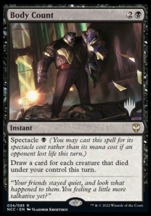 Body Count (Promo Pack) [Streets of New Capenna Commander Promos] | Gamers Paradise