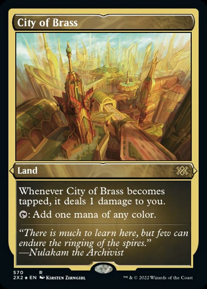 City of Brass (Foil Etched) [Double Masters 2022] | Gamers Paradise