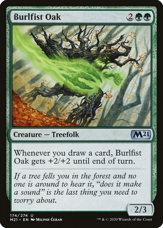 Burlfist Oak [Core Set 2021] | Gamers Paradise