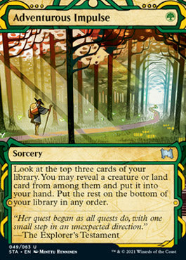 Adventurous Impulse (Foil Etched) [Strixhaven: Mystical Archive] | Gamers Paradise