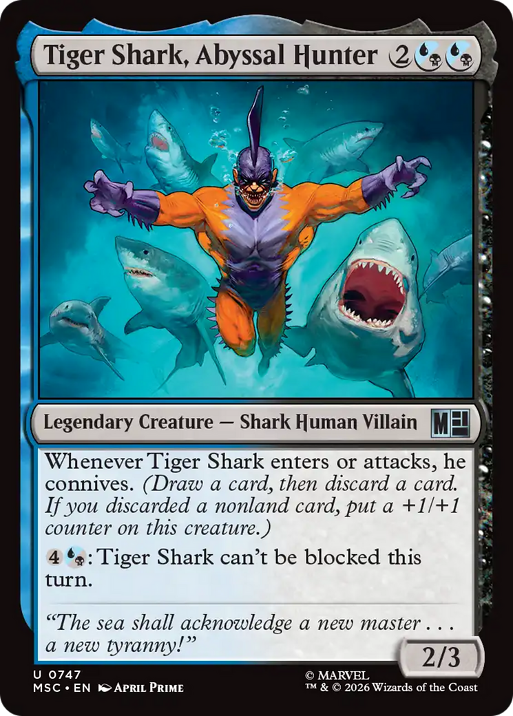 Tiger Shark, Abyssal Hunter [Marvel Super Heroes Commander] | Gamers Paradise