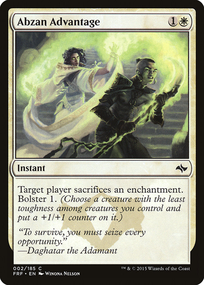 Abzan Advantage [Fate Reforged] | Gamers Paradise