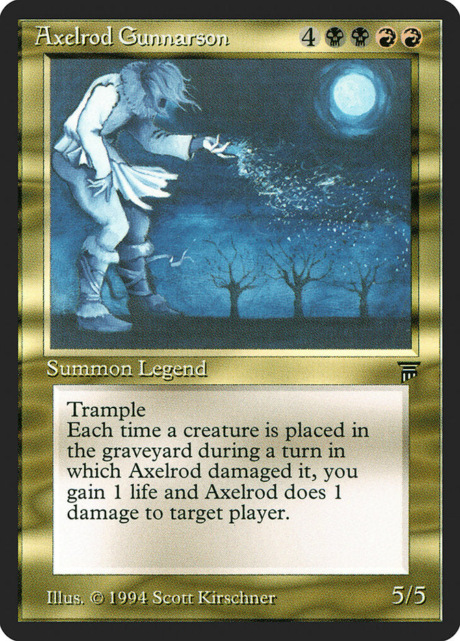Axelrod Gunnarson [Legends] | Gamers Paradise