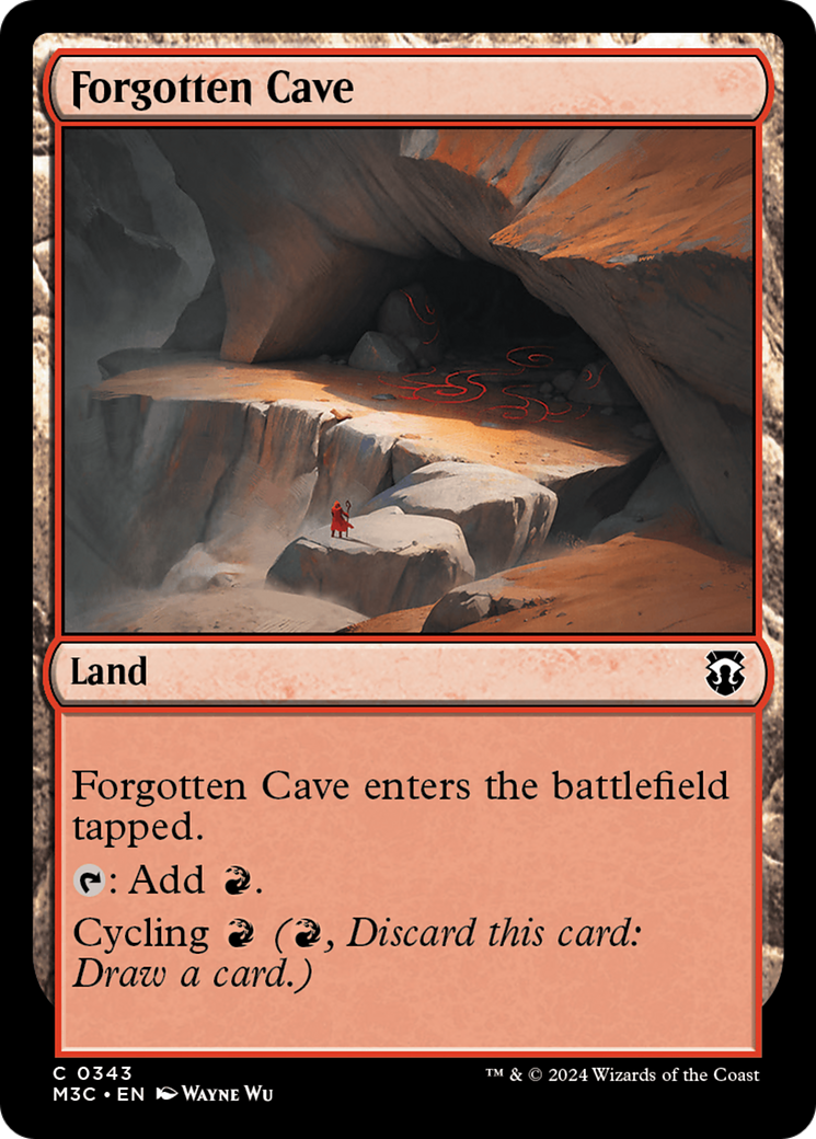 Forgotten Cave (Ripple Foil) [Modern Horizons 3 Commander] | Gamers Paradise