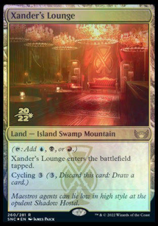 Xander's Lounge [Streets of New Capenna Prerelease Promos] | Gamers Paradise
