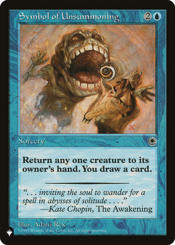 Symbol of Unsummoning [The List Reprints] | Gamers Paradise