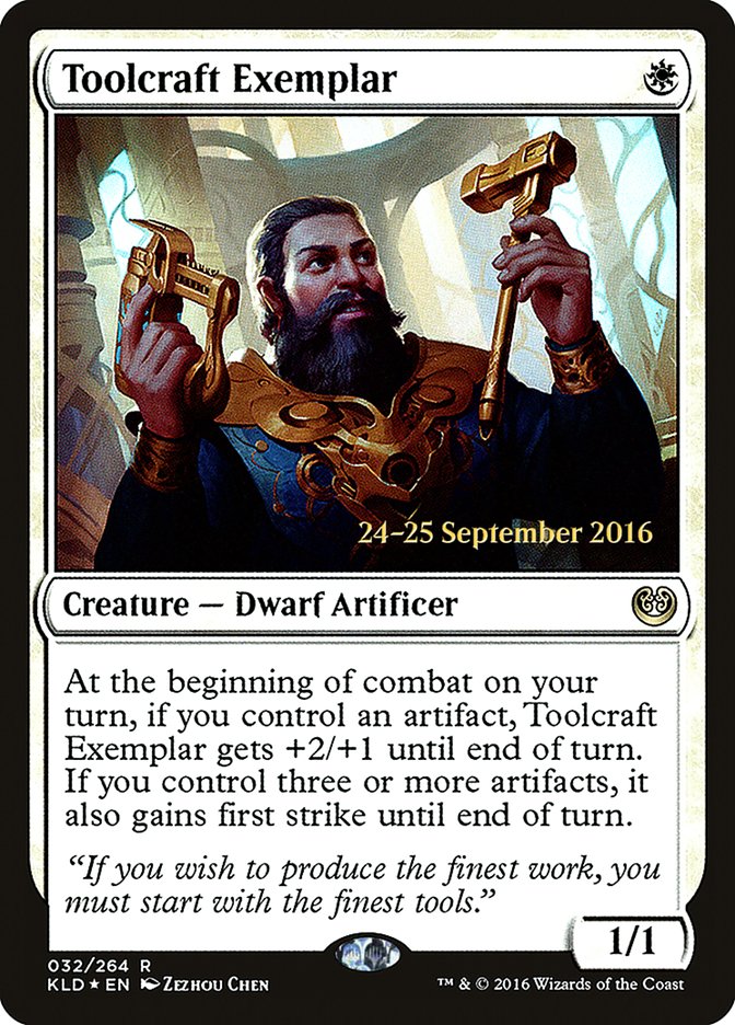 Toolcraft Exemplar [Kaladesh Prerelease Promos] | Gamers Paradise