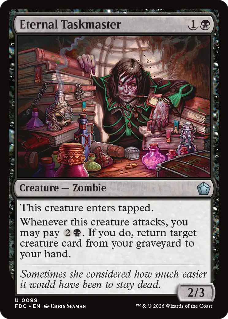 Eternal Taskmaster [Foundations Commander] | Gamers Paradise