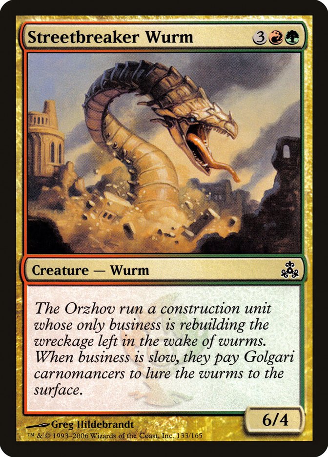 Streetbreaker Wurm [Guildpact] | Gamers Paradise