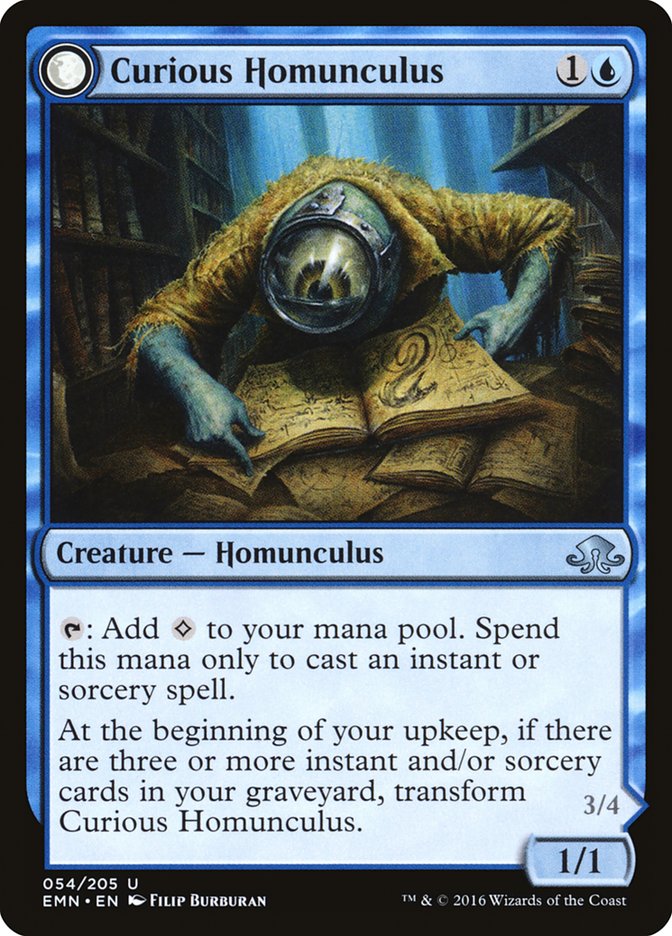 Curious Homunculus // Voracious Reader [Eldritch Moon] | Gamers Paradise