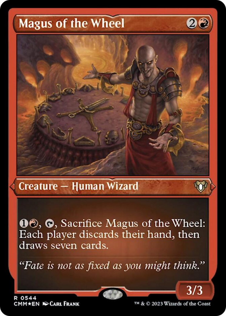 Magus of the Wheel (Foil Etched) [Commander Masters] | Gamers Paradise