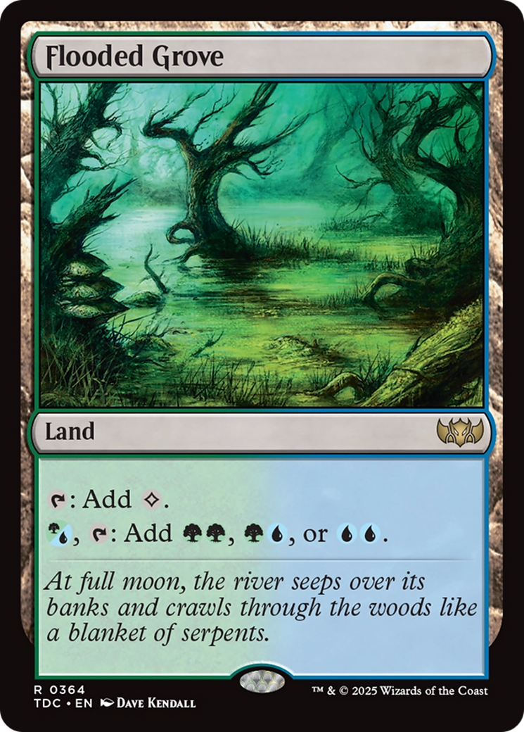 Flooded Grove [Tarkir: Dragonstorm Commander] | Gamers Paradise