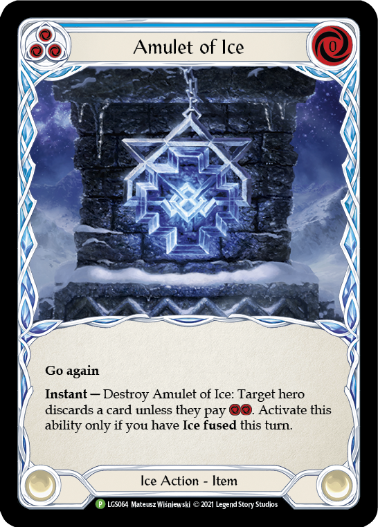 Amulet of Ice [LGS064] (Promo)  Cold Foil | Gamers Paradise