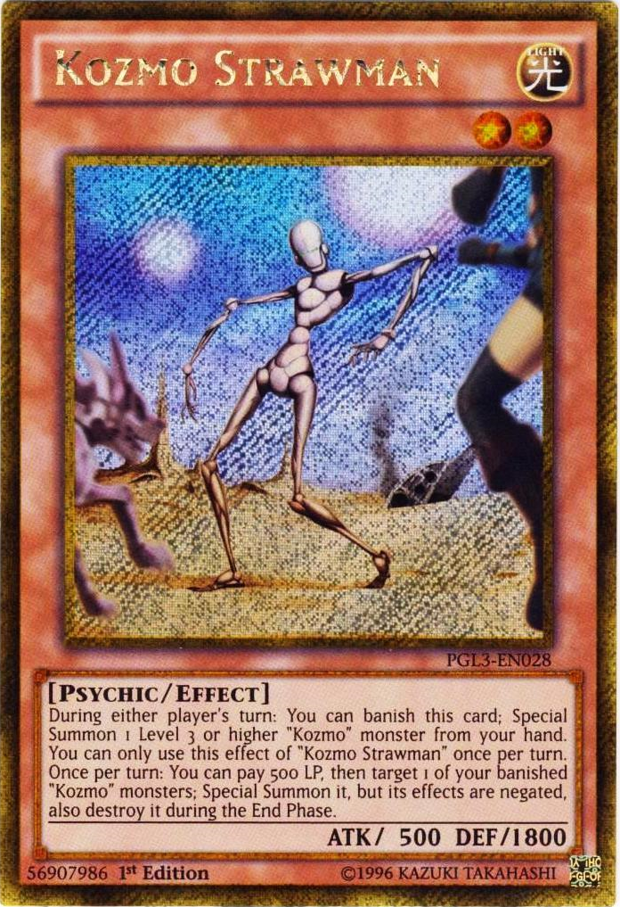 Kozmo Strawman [PGL3-EN028] Gold Secret Rare | Gamers Paradise