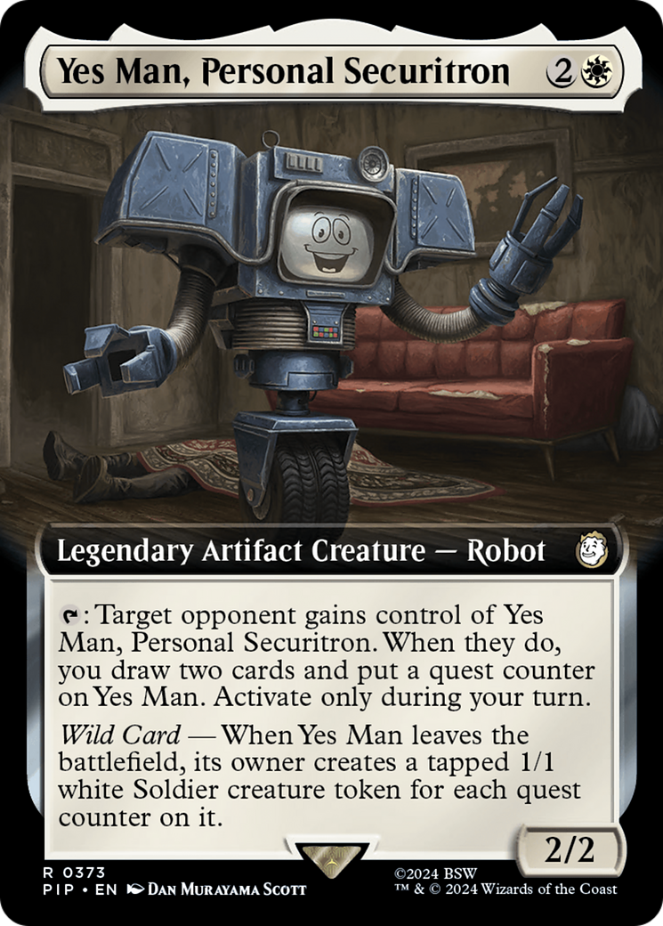 Yes Man, Personal Securitron (Extended Art) [Fallout] | Gamers Paradise