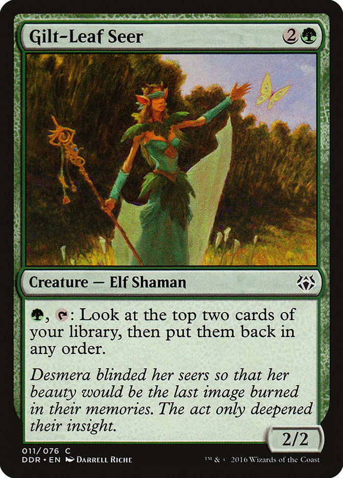 Gilt-Leaf Seer [Duel Decks: Nissa vs. Ob Nixilis] | Gamers Paradise