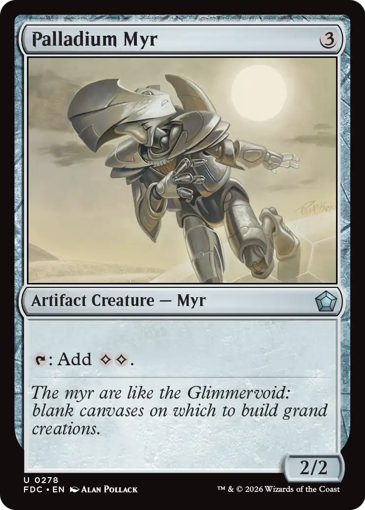 Palladium Myr [Foundations Commander] | Gamers Paradise