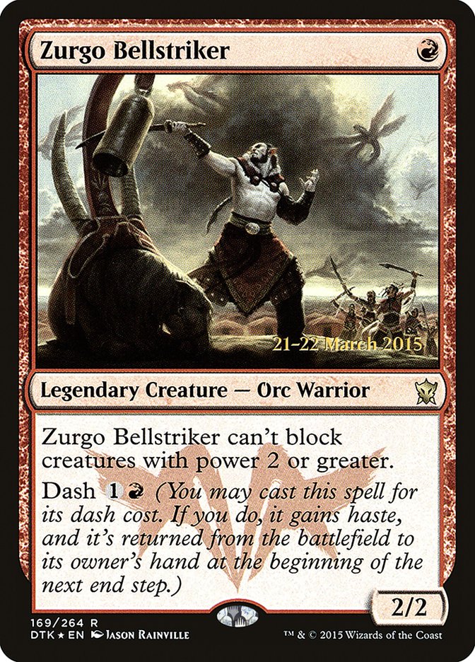 Zurgo Bellstriker [Dragons of Tarkir Prerelease Promos] | Gamers Paradise