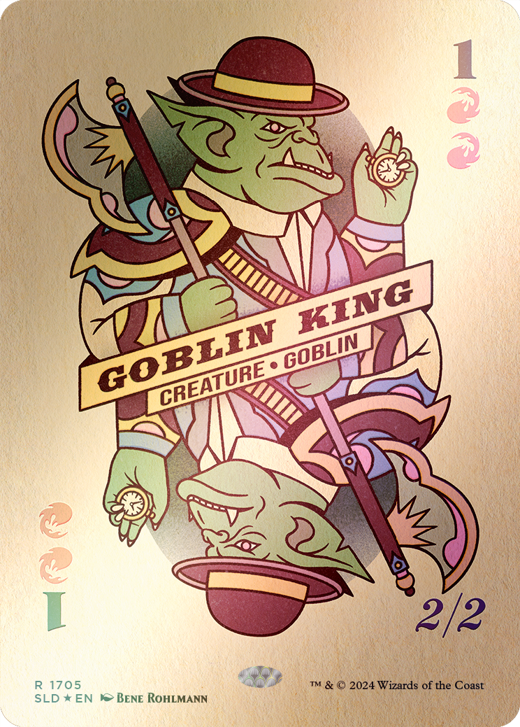 Goblin King (1705) (Rainbow Foil) [Secret Lair Drop Series] | Gamers Paradise