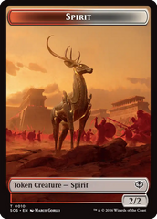 Inkling (0006) // Spirit (0010) Double-Sided Token [Secrets of Strixhaven Tokens] | Gamers Paradise