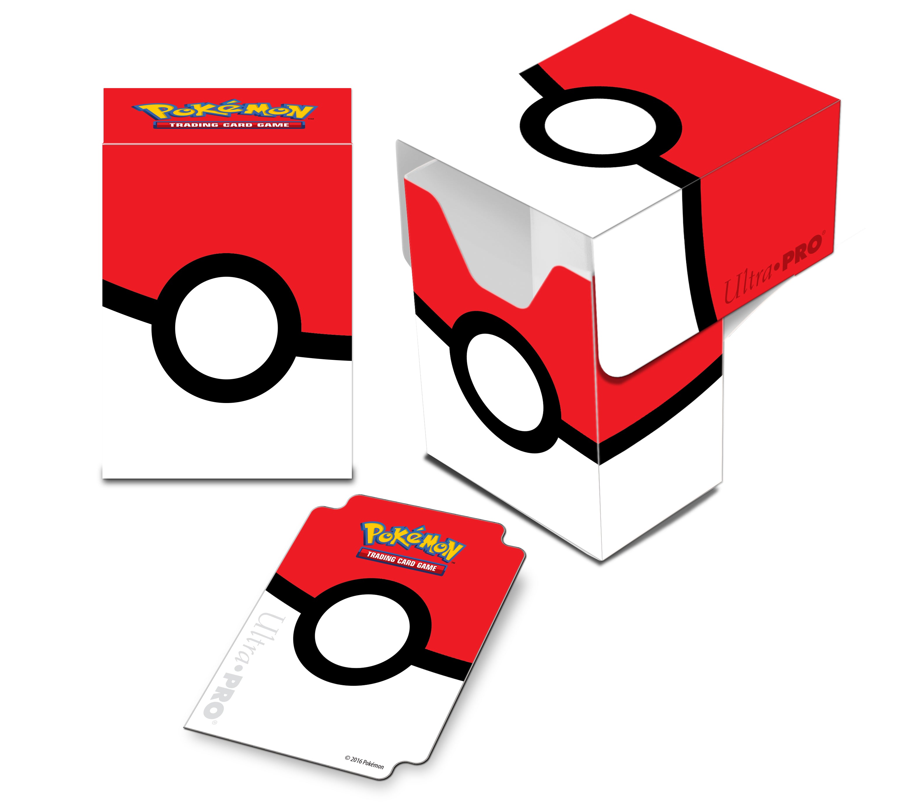 Ultra PRO: Full View Deck Box - Pokemon (Poke Ball) | Gamers Paradise