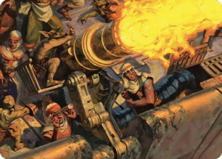 Mana Cannons Art Card [Dominaria United Art Series] | Gamers Paradise