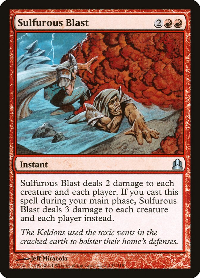 Sulfurous Blast [Commander 2011] | Gamers Paradise