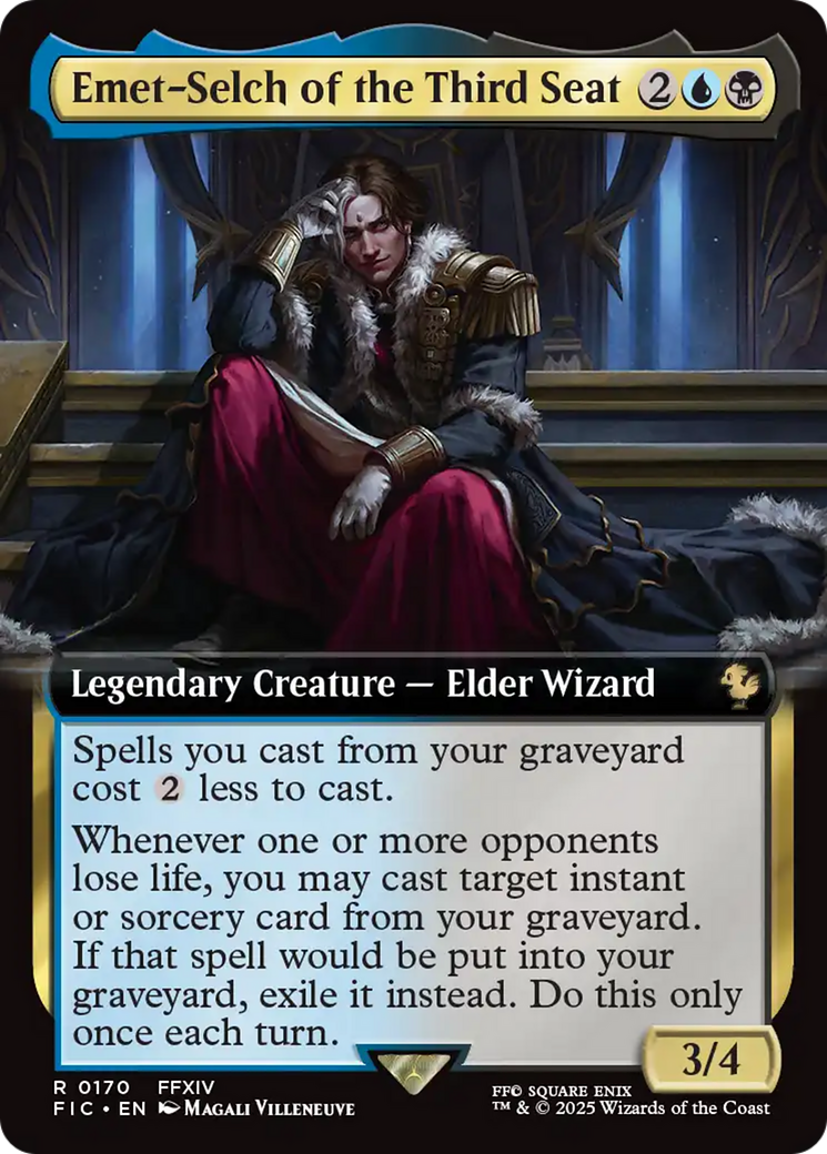 Emet-Selch of the Third Seat (Extended Art) [FINAL FANTASY Commander] | Gamers Paradise
