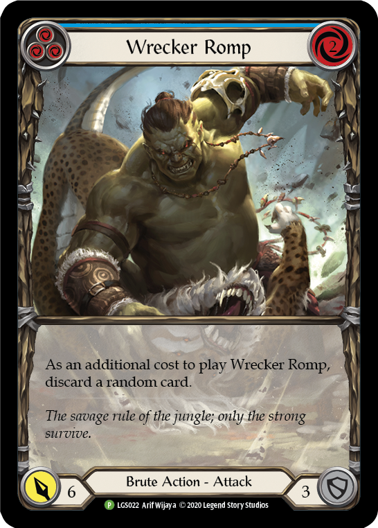 Wrecker Romp (Blue) [LGS022] (Promo)  Rainbow Foil | Gamers Paradise