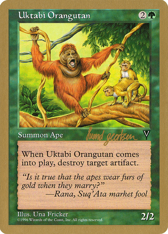 Uktabi Orangutan (Svend Geertsen) (SB) [World Championship Decks 1997] | Gamers Paradise