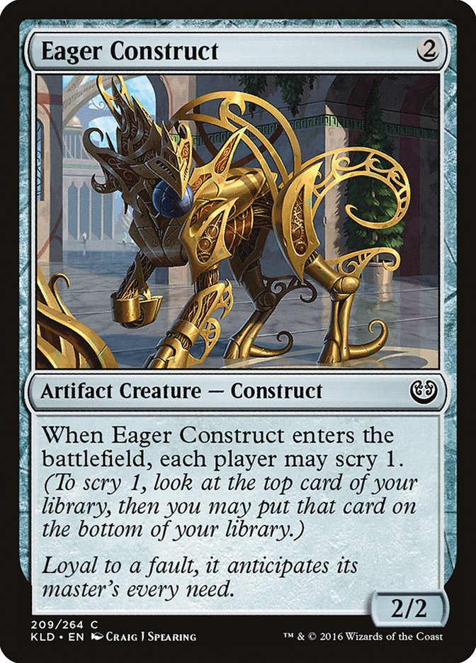 Eager Construct [Kaladesh] | Gamers Paradise