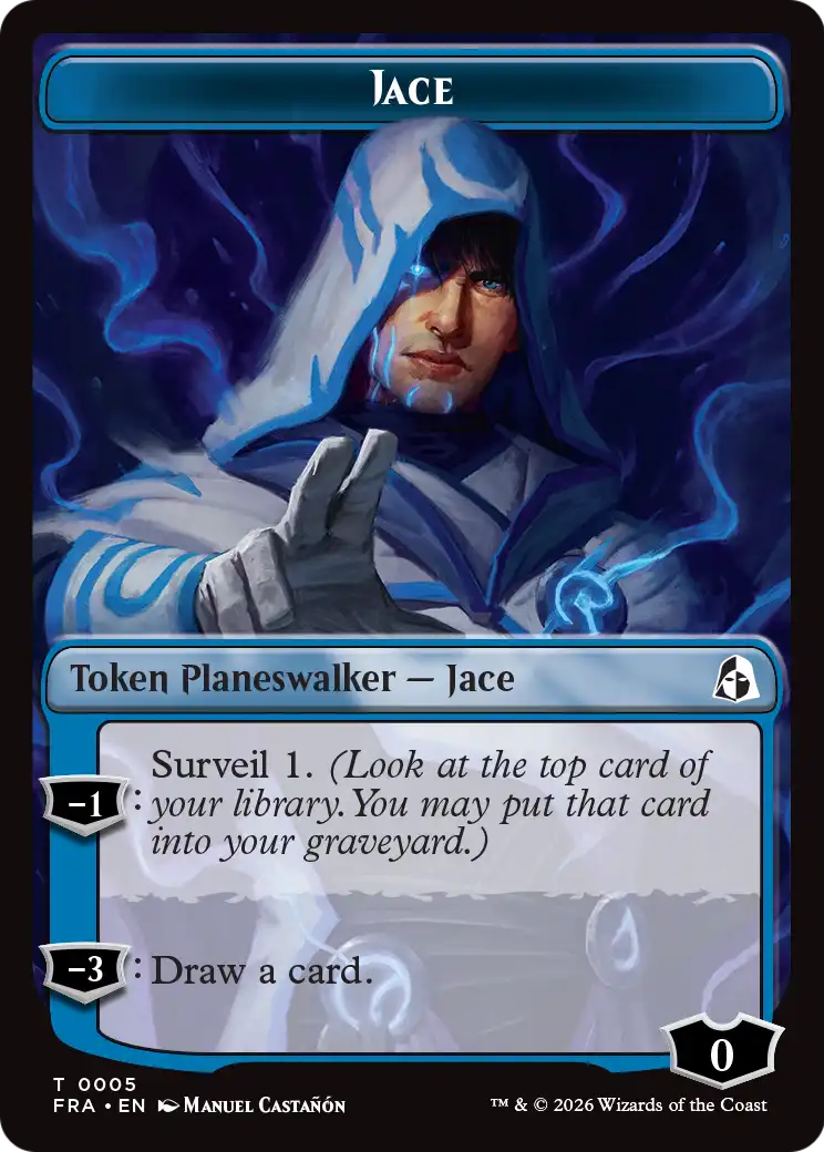 Gingerbrute // Jace Double-Sided Token [Reality Fracture Commander Tokens] | Gamers Paradise