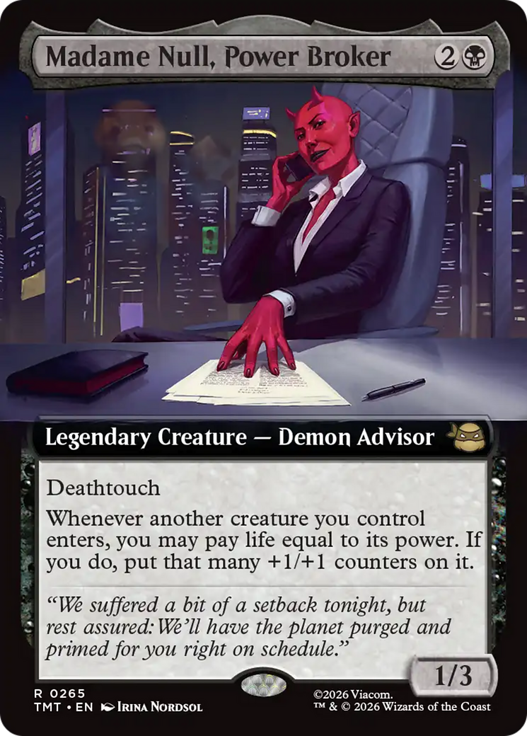 Madame Null, Power Broker (Extended Art) [Teenage Mutant Ninja Turtles] | Gamers Paradise