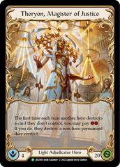 Theryon, Magister of Justice [JDG008] (Promo)  Rainbow Foil | Gamers Paradise