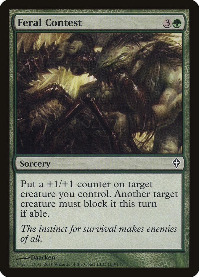 Feral Contest [Worldwake] | Gamers Paradise