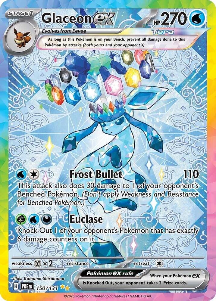 Glaceon ex (150/131) [Scarlet & Violet: Prismatic Evolutions] | Gamers Paradise