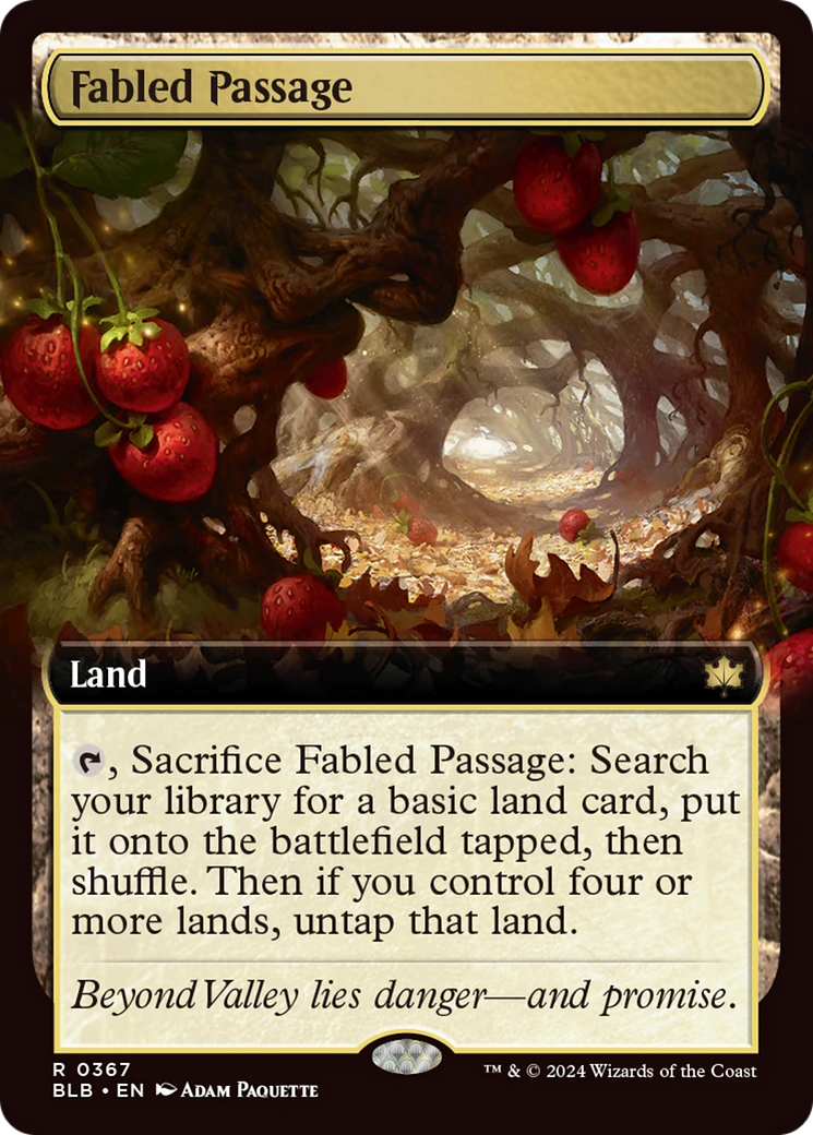 Fabled Passage (Extended Art) [Bloomburrow] | Gamers Paradise