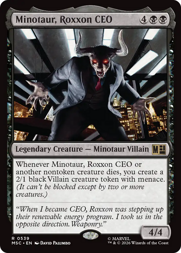 Minotaur, Roxxon CEO [Marvel Super Heroes Commander] | Gamers Paradise