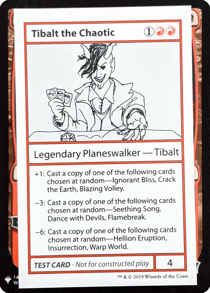 Tibalt the Chaotic [Mystery Booster Playtest Cards] | Gamers Paradise