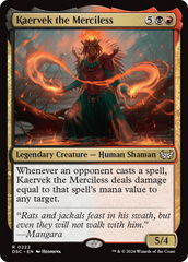 Kaervek the Merciless [Duskmourn: House of Horror Commander] | Gamers Paradise