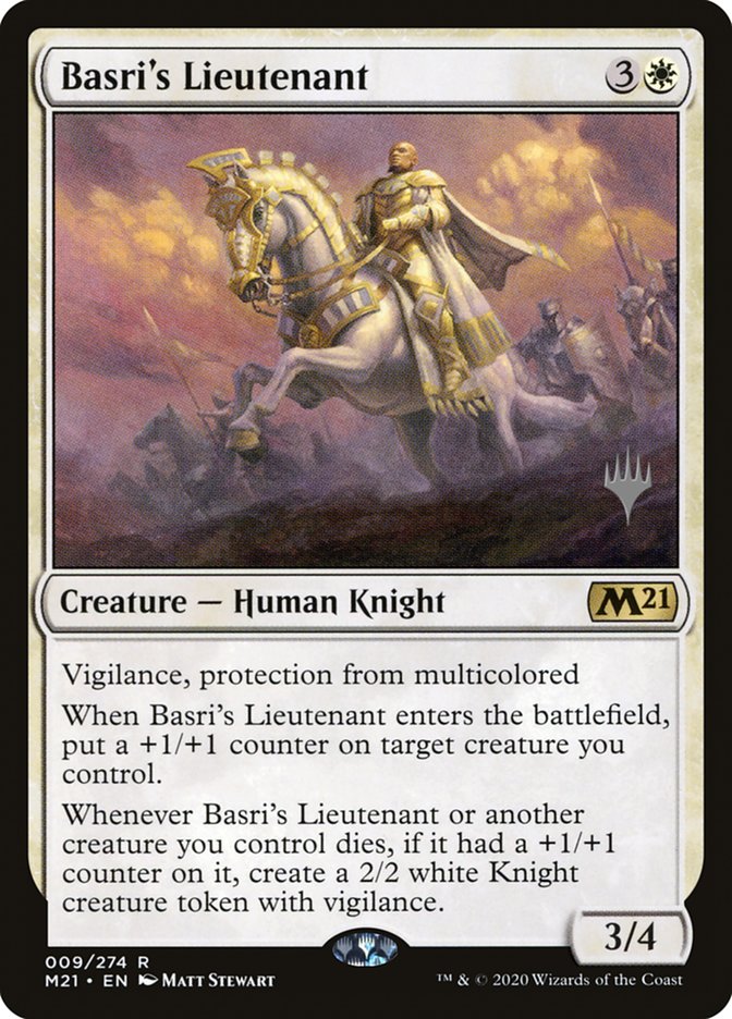 Basri's Lieutenant (Promo Pack) [Core Set 2021 Promos] | Gamers Paradise