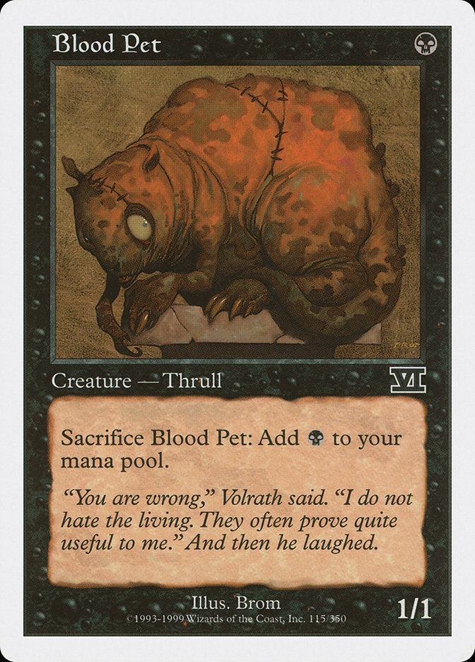 Blood Pet [Classic Sixth Edition] | Gamers Paradise